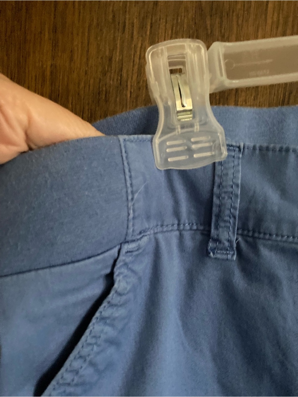 Lee Women's Light Blue Cargo Shorts - Picture 6 of 7
